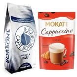 Кофе зерно и Mokate Cappuccino Классический